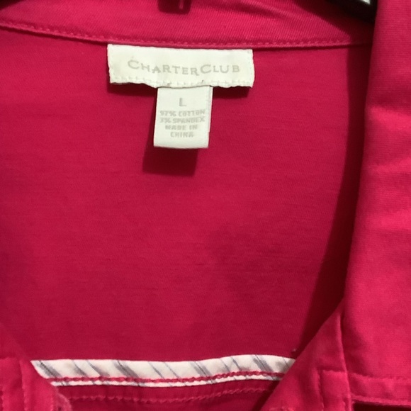 Charter Club Bold Pink Denim Jacket - Picture 4 of 10